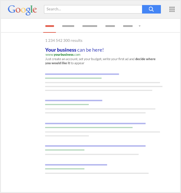 SEO - Jasa Adwords - Iklan Teks Halaman Satu Google